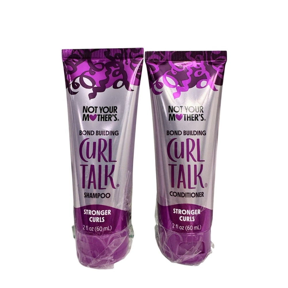 Not Your Mother's Curl Talk Bond Building Shampoo Conditioner Set 2oz Travel